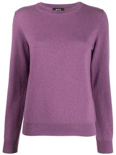 A.P.C. кашемировый джемпер Nola с круглым вырезом