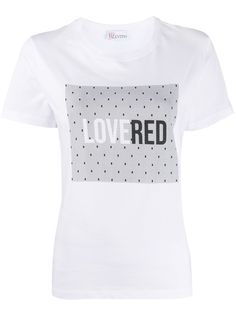 Red Valentino футболка с принтом LOVERED