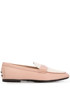 Tods лоферы в стиле колор-блок Tod`S