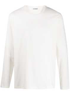 Jil Sander топ с длинными рукавами