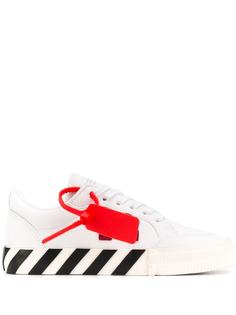 Off-White кроссовки на вулканизированной подошве с логотипом