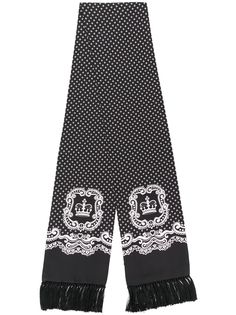 Dolce & Gabbana шарф с принтом