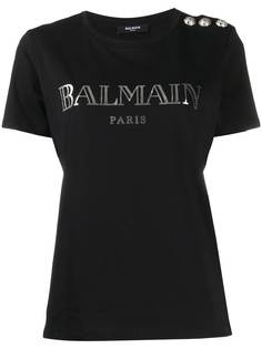 Balmain футболка с логотипом