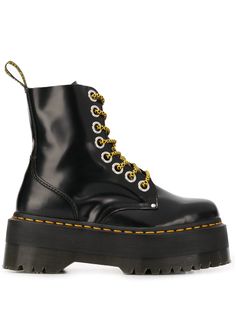 Dr. Martens ботинки на платформе и шнуровке