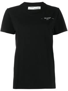 Off-White футболка с принтом