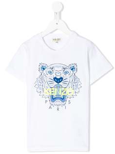 Kenzo Kids футболка с принтом