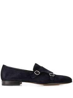 Santoni монки с закругленным носком