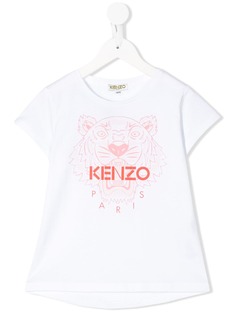 Kenzo Kids футболка с принтом