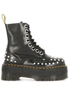 Dr. Martens ботильоны на платформе с заклепками