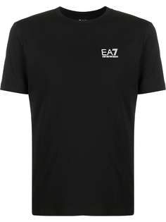 Ea7 Emporio Armani футболка с круглым вырезом и логотипом