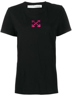 Off-White футболка с эффектом разбрызганной краски