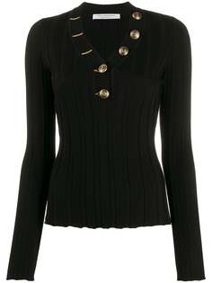 Philosophy Di Lorenzo Serafini джемпер в рубчик на пуговицах