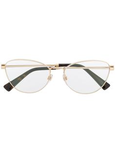 Valentino Eyewear очки Rockstud в оправе кошачий глаз