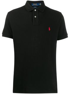 Ralph Lauren рубашка-поло с вышитым логотипом
