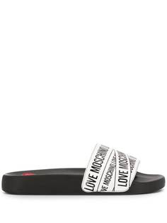 Love Moschino шлепанцы с логотипом