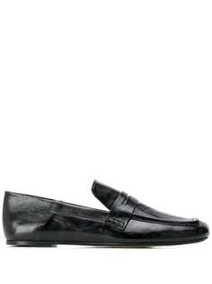 Joseph crinkle-effect penny loafers