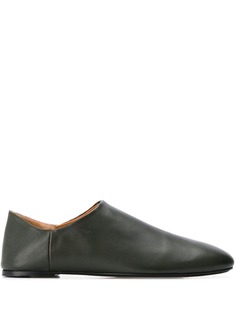 Joseph collapsable heel flat mules