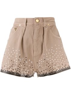 Alberta Ferretti sequin embellished shorts