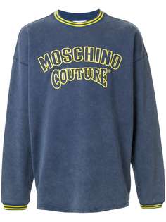 Moschino толстовка с логотипом Couture