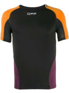 Off-White RUNNING S/S TEE ORANGE SILVER