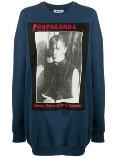 Acne Studios magazine print sweatshirt