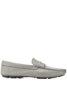 Prada square toe loafers