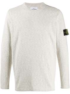 Stone Island logo patch relaxed-fit jumper