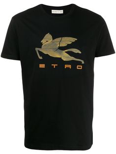 Etro футболка из джерси с логотипом