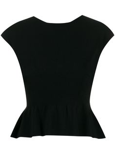 Roberto Collina knitted peplum top
