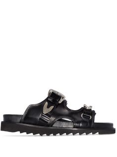 Toga Virilis chunky leather strap sandals