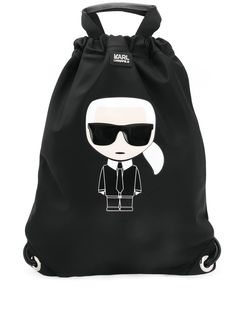 Karl Lagerfeld рюкзак с принтом Ikonik Karl