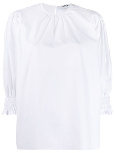 MSGM блузка со сборками