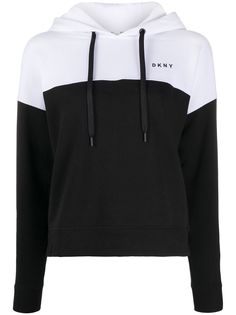 DKNY colour blocked hoodie