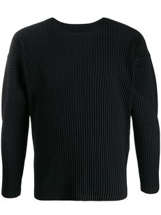 Homme Plissé Issey Miyake long-sleeved pleated top