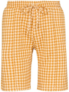 PRÉVU шорты-бермуды Giovinco в ломаную клетку
