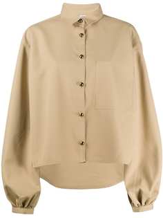 Totême блузка с объемными рукавами