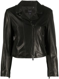 Arma leather biker jacket