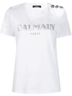 Balmain футболка с логотипом