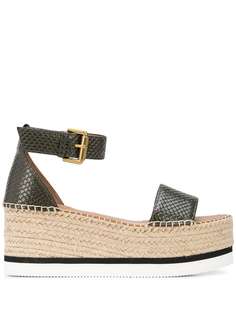 See By Chloé эспадрильи на платформе с открытым носком