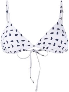 Self-Portrait triangle bikini top
