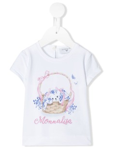 Monnalisa bunny print T-shirt