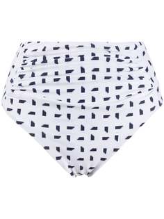 Self-Portrait high-rise bikini bottoms