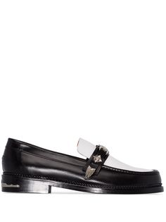 Toga Virilis two-tone buckled loafers