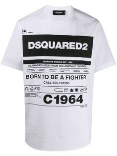 Dsquared2 text detail T-shirt