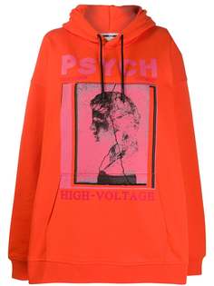 McQ Alexander McQueen oversized photo print hoodie