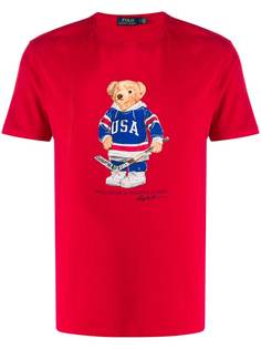 Polo Ralph Lauren футболка с принтом Polo Bear