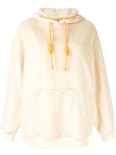 SJYP NEON STRING FLEECE HOODIE