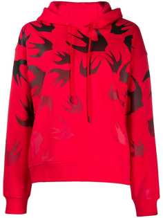 McQ Alexander McQueen Code Bird print hoodie