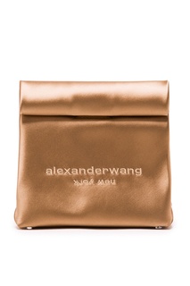 Золотистая сумка Lunch Bag Alexander Wang