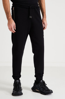 Черные брюки с нашивками Marcelo Burlon